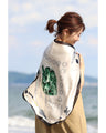 An elegant and sophisticated silk-touch scarf for adults