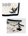 An elegant and sophisticated silk-touch scarf for adults