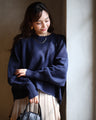 絶妙にいい！オーバーすぎないゆるニット