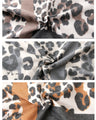Look stylish! How to wrap a leopard print scarf