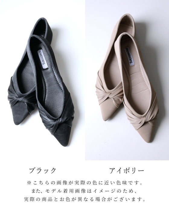 痛くならない! 柔らかい 履き心地 上品フラットシューズ