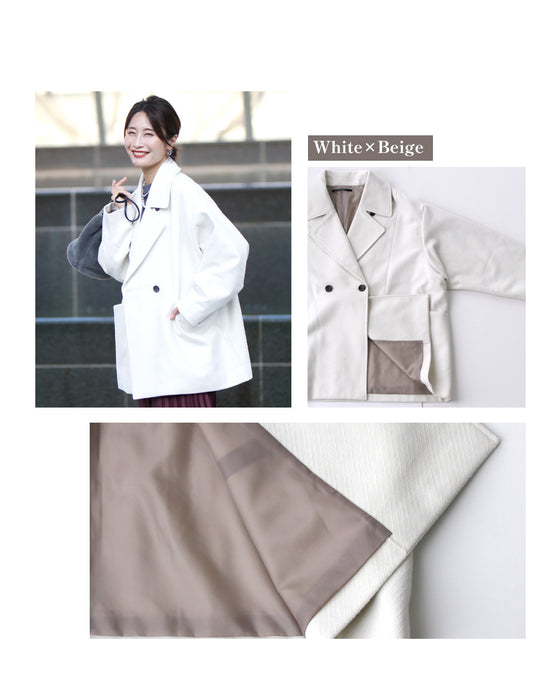 A classic coat with just the right length that can also be used for work!