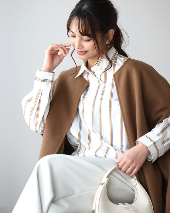 着回し講座!お洒落の名脇役ストライプシャツ