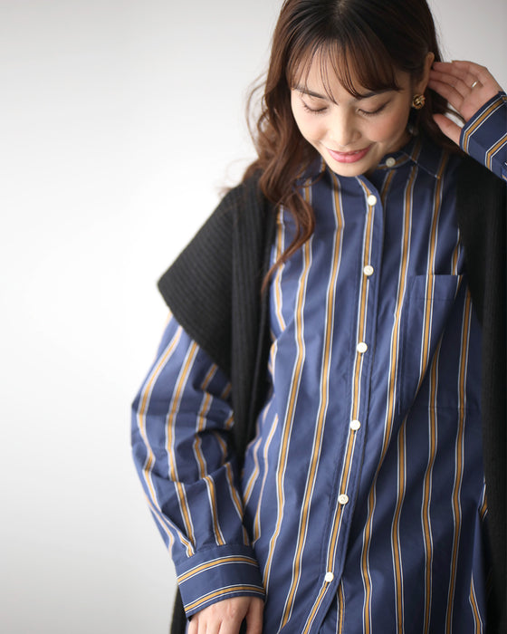着回し講座!お洒落の名脇役ストライプシャツ
