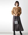 Feminine! A lovely back-show ribbon knit