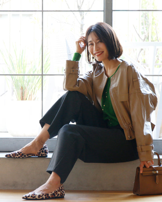 It's not cool! Introducing feminine leather coordination!