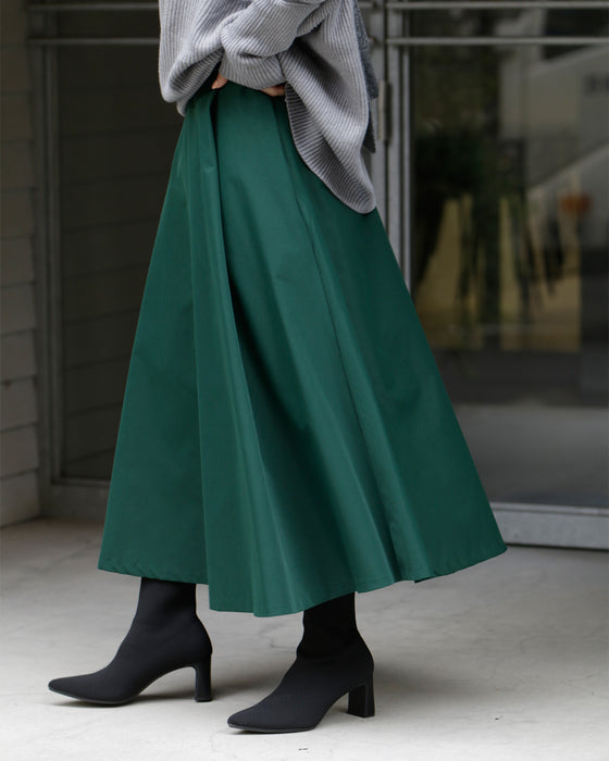 欲しいを叶えた!大人の丈感タックフレアスカート
