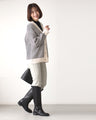 Break away from the basics with a patterned cardigan! Herringbone pattern for adults