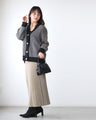 Break away from the basics with a patterned cardigan! Herringbone pattern for adults