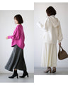 Even though it's knitted? A comfortable and elegant knit skirt