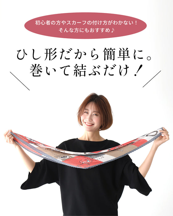 脱マンネリ化。オフィススカーフ華やか出勤