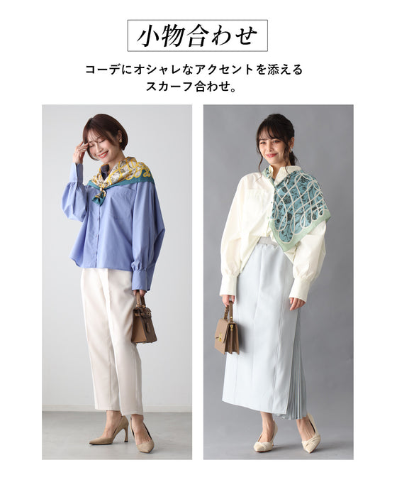 ゆる×華奢見えIN無しで整うドルマンシャツ