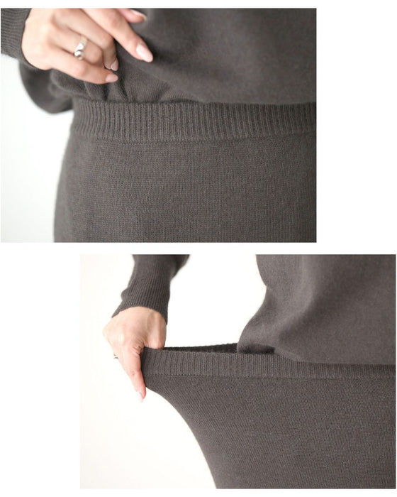 ラク×きれいを両立。大人のニットスカート。