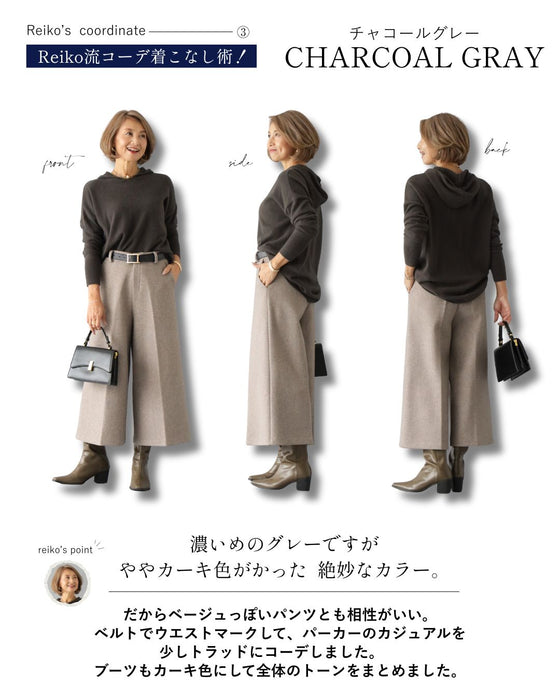 一枚でこなれる、“きれいめリラックス”ニット。