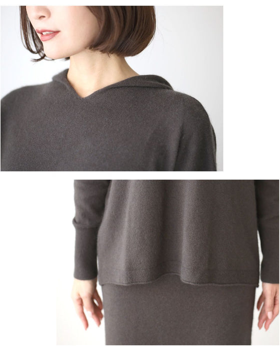 一枚でこなれる、“きれいめリラックス”ニット。