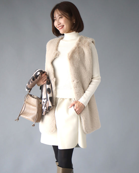 挑戦したい!大人のショーパンフェイクレザー素材