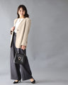 I've decided to wear this one! These classic pants are just the right width!