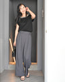 I've decided to wear this one! These classic pants are just the right width!