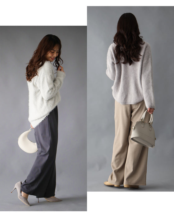 I've decided to wear this one! These classic pants are just the right width!
