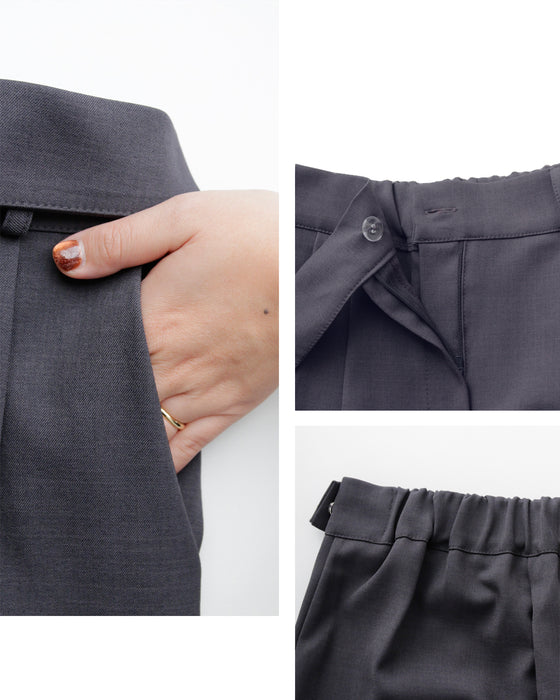 I've decided to wear this one! These classic pants are just the right width!