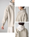 No hassle! A 3-layer hoodie that can be layered in an instant