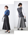 Add a touch of glamour to your days off and work! Lamé knit skirt