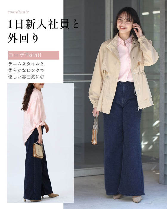 着まわせる! 柔らか シャツ 大人のシアーカラー