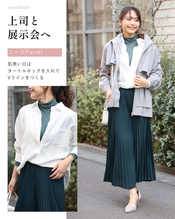 着まわせる! 柔らか シャツ 大人のシアーカラー