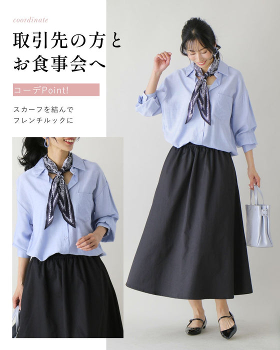 着まわせる! 柔らか シャツ 大人のシアーカラー