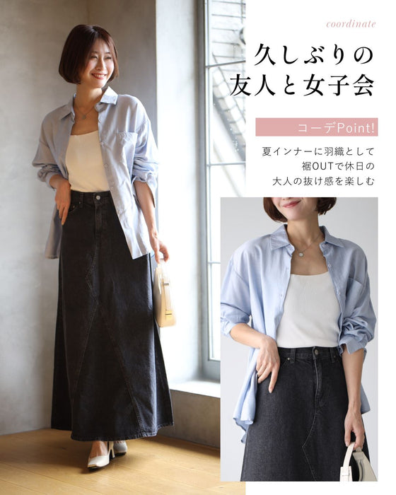 着まわせる! 柔らか シャツ 大人のシアーカラー