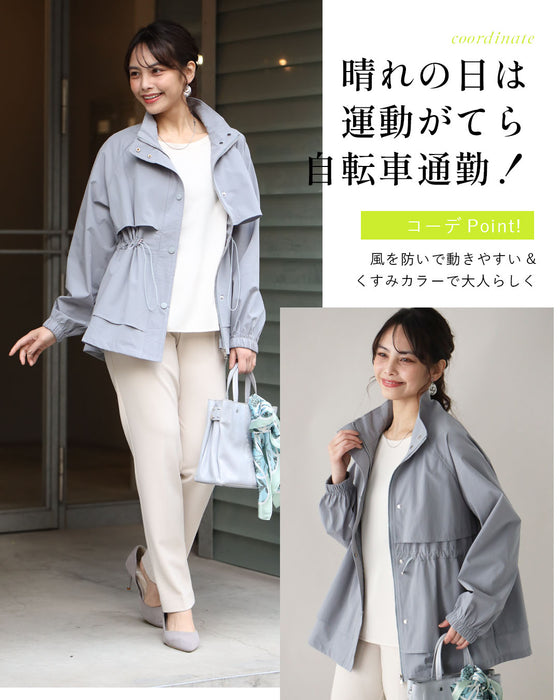 2wayで楽しむ綺麗めでカワイイギャザーブルゾン