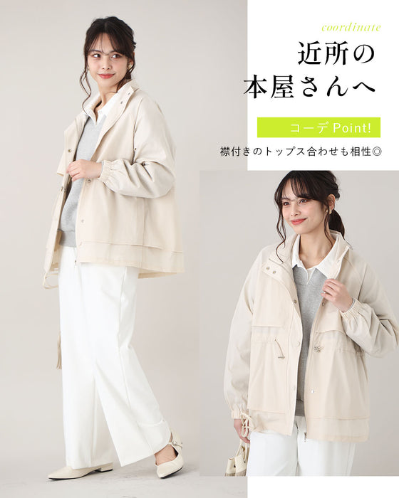 2wayで楽しむ綺麗めでカワイイギャザーブルゾン