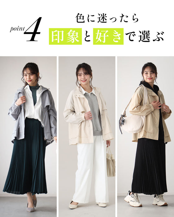 2wayで楽しむ綺麗めでカワイイギャザーブルゾン