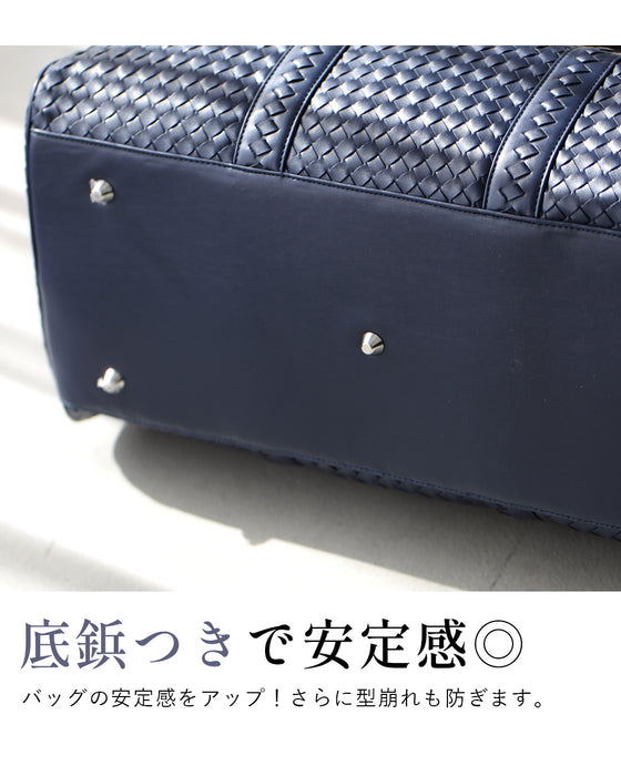 しっかり大容量! 大人の 旅ボストン お洒落も叶う