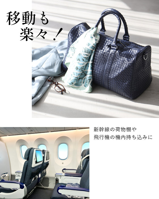 しっかり大容量! 大人の 旅ボストン お洒落も叶う