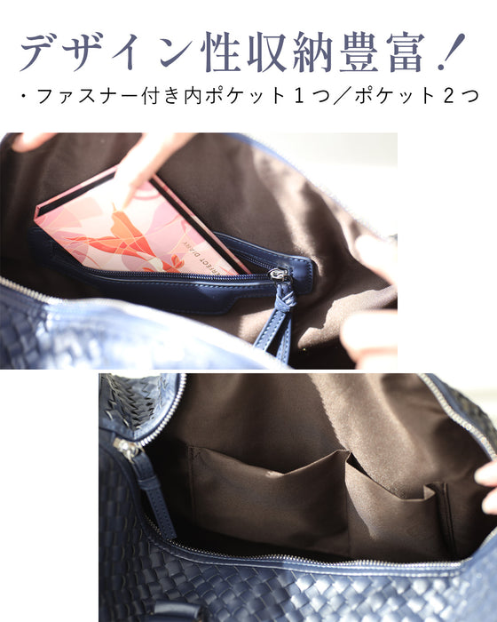 しっかり大容量! 大人の 旅ボストン お洒落も叶う