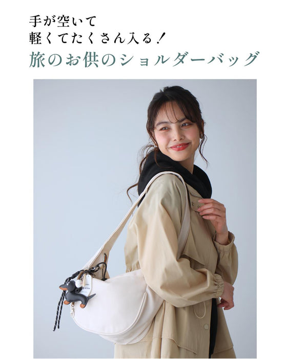 旅ショルダーバッグ ✓肩こり無し✓軽くて大容量✓シンプルデザイン