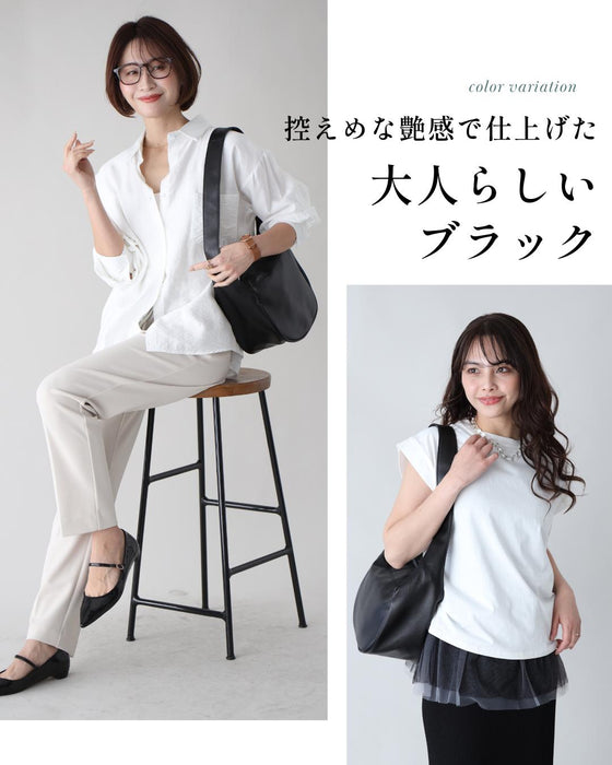 旅ショルダーバッグ ✓肩こり無し✓軽くて大容量✓シンプルデザイン