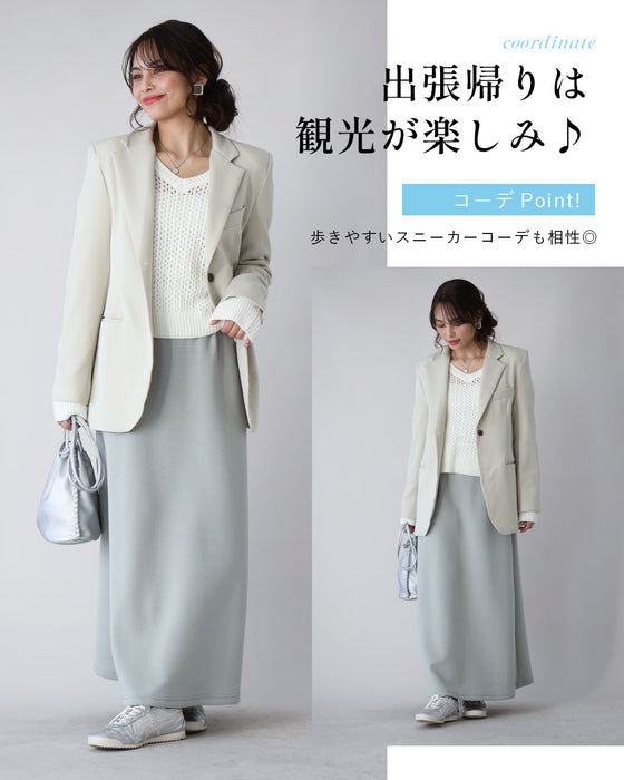 お尻が隠れるお仕事に最適定番ジャケット