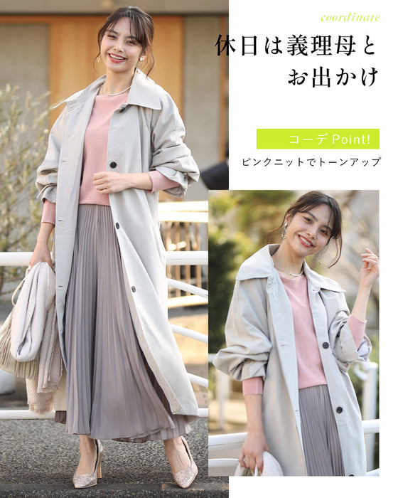 トレンチ苦手さんへ 脱!王道春コートステンカラーコート