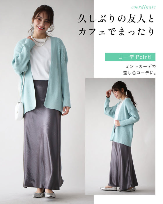 ONもOFFも助かる ワンピ×カーデ アンサンブルワンピース