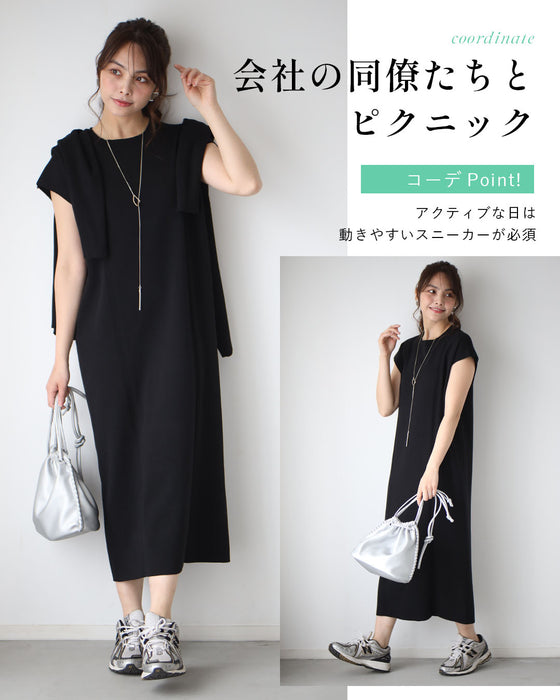 ONもOFFも助かる ワンピ×カーデ アンサンブルワンピース