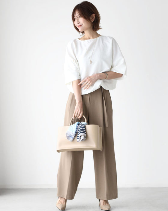 綺麗め×カジュアル ONとOFFの二刀流トップス