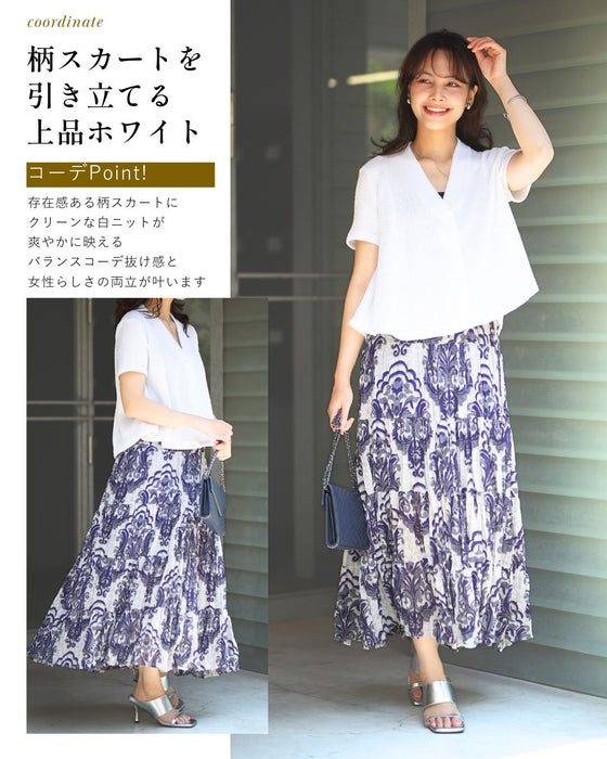 夏~秋のお出かけに常備したい!Aラインニットカーデ