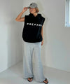 LOGOフーディトップス【 Light gray/Black全２色 】