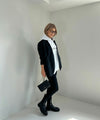 LOGOフーディトップス【 Light gray/Black全２色 】