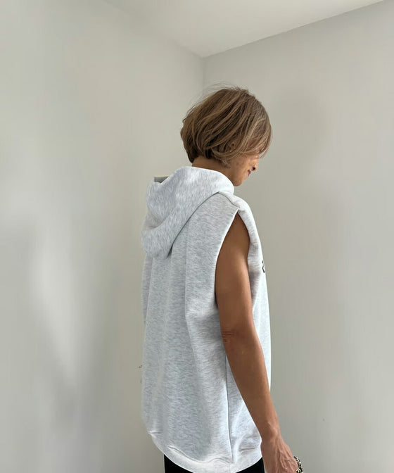 LOGOフーディトップス【 Light gray/Black全2色 】