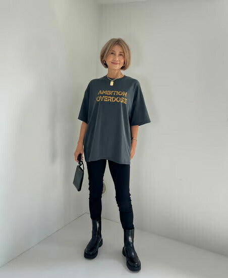 LOGO Tシャツ【 White/Charcoal全2色 】