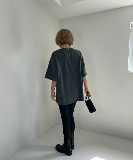 LOGO Tシャツ【 White/Charcoal全2色 】