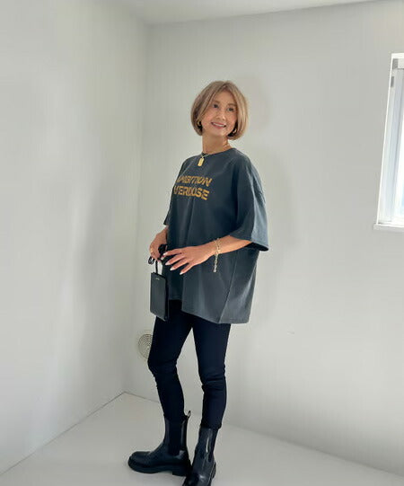 LOGO Tシャツ【 White/Charcoal全2色 】